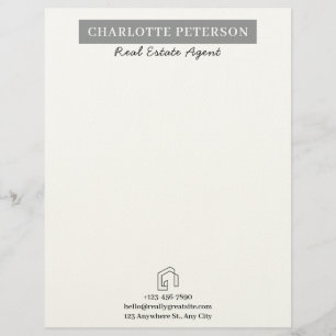 Custom Blank Real Estate  Letterhead