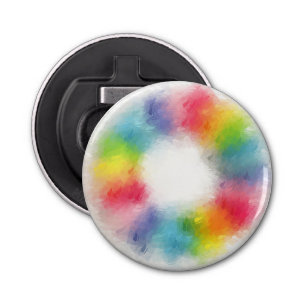 Custom Blank Template Abstract Modern Colourful Bottle Opener
