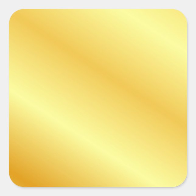 Custom Blank Template Add Text Monogram Elegant Square Sticker (Front)