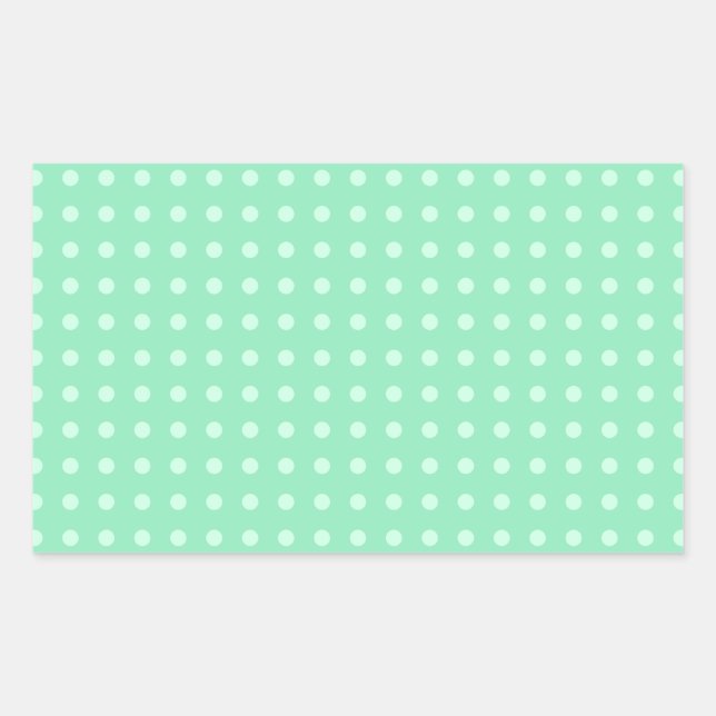 Custom Blank Template Mint Green Elegant Colour Sticker (Front)