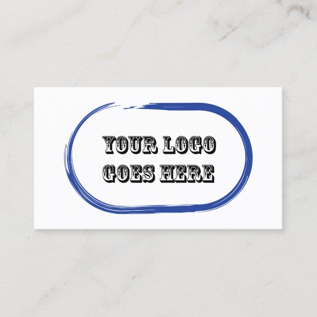 Custom Blk 5 day Logo Appointment Reminder Cards (Front)