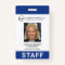 Custom Blue Business Logo Employee Photo ID