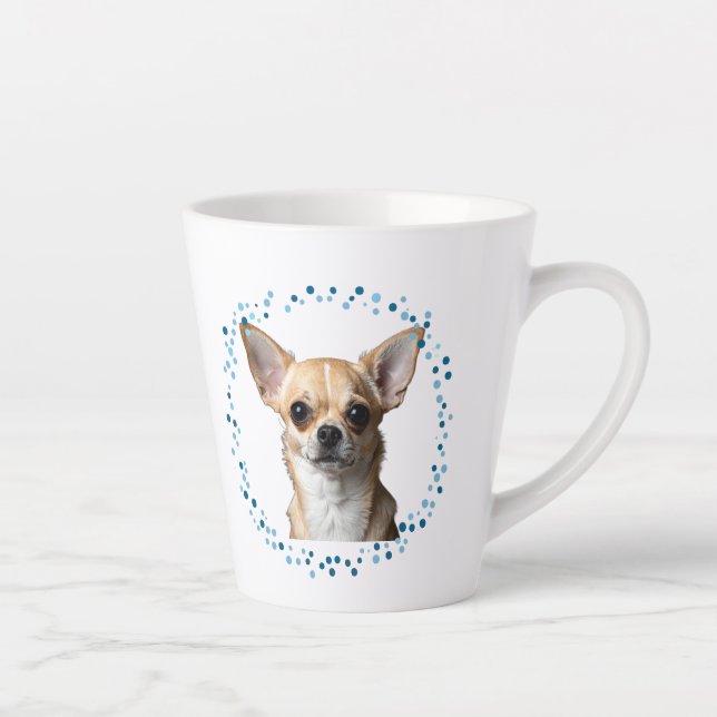 Custom Blue Chihuahua Mug Photo Personalized (Right)