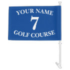 Custom Blue Golf Flag