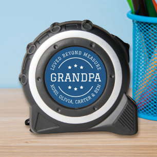 Custom Blue Grandpa Loved Beyond Measure 1