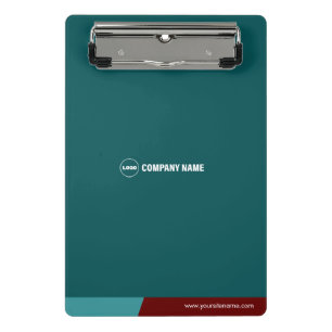 Custom Blue Maroon Mini Clipboard