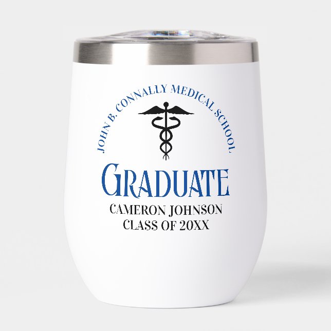 Custom Blue Medical School Graduation Party (Front)