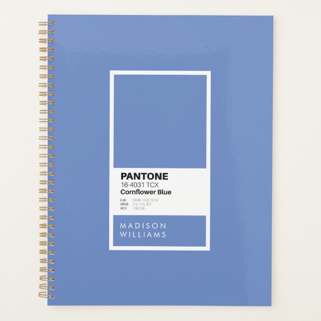 Custom Blue Notebook | Personalized Journal Planner (Front)