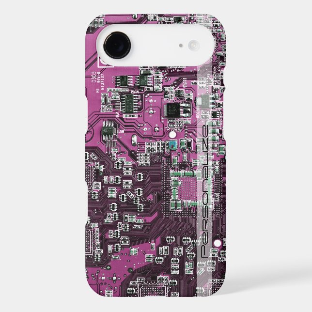 Custom Blue PCB Circuit Board for IT Pros (Verso)