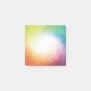 Custom Blue Purple Green Red Orange Yellow Trendy Post-it Notes