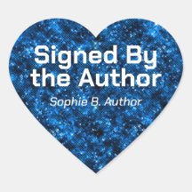 Custom Blue Starry Sci-Fi Author Signature