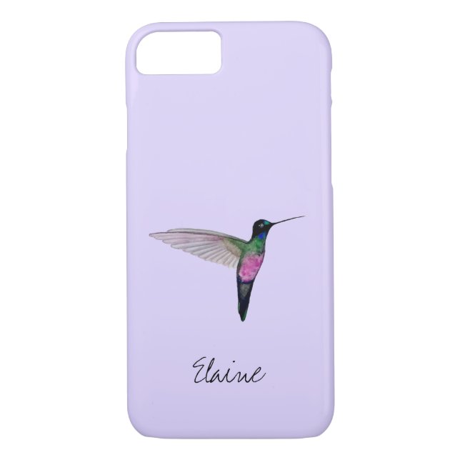 Custom Blue-throated Starfrontlet Hummingbird Case-Mate iPhone Case (Back)
