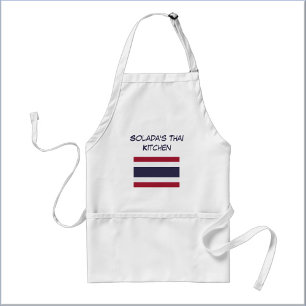 Custom Blue White & Red Thailand Flag Standard Apron