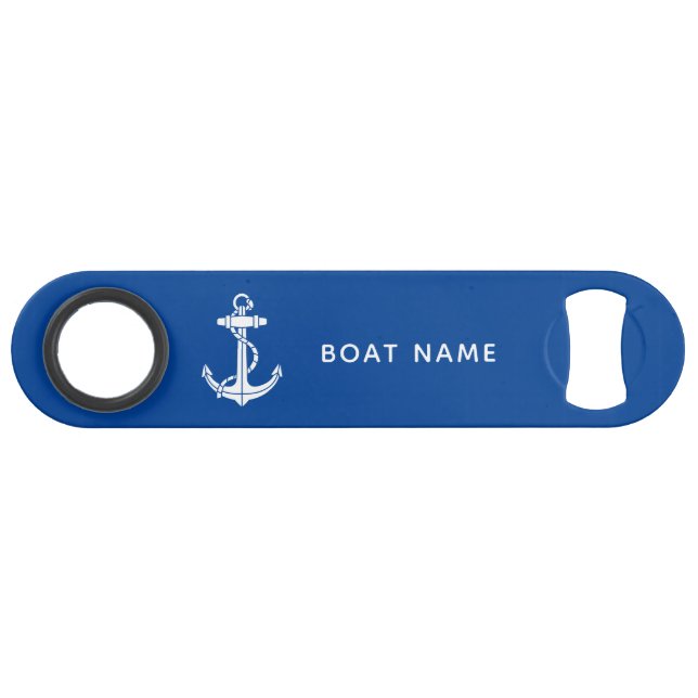 Custom Boat Anchor and Name Bar Key (Front (Horizontal))