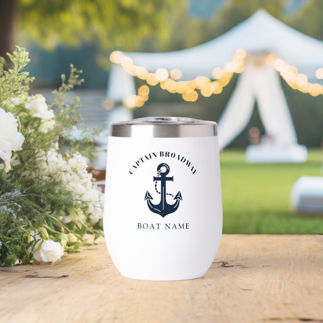 Custom Boat Name & Captain Nautical Identity (Wedding (Rotated))