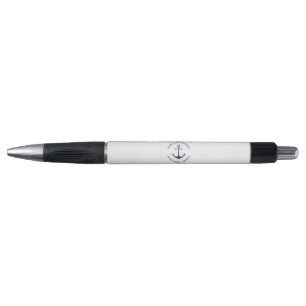 Custom Boat name Welcome Aboard nautical anchor Pen