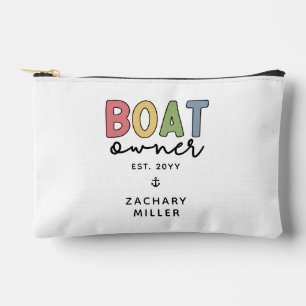 Custom Boat Owner established New Boat Owner Gifts Accessory Pouch