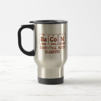 Custom Body Element, Funny Bacon Pun Coffee