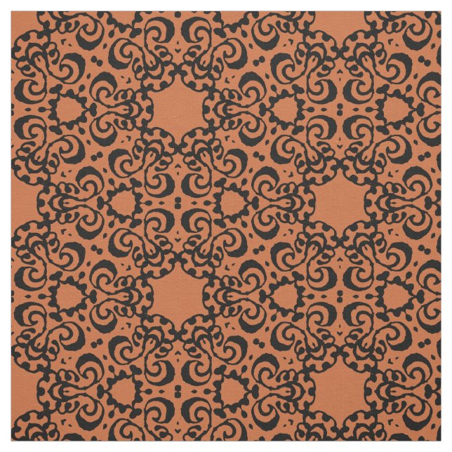 Custom Bohemian Style Print Fabric (Swatch)