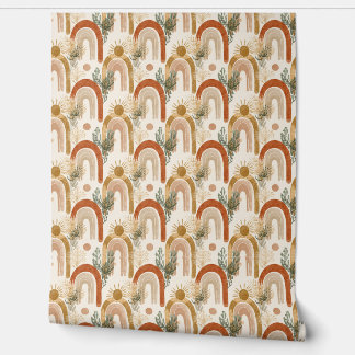 Custom Boho Patterned Wallpaper