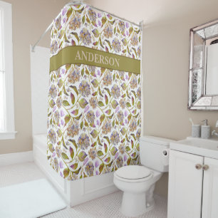 Custom Boho Rustic Leaves Print