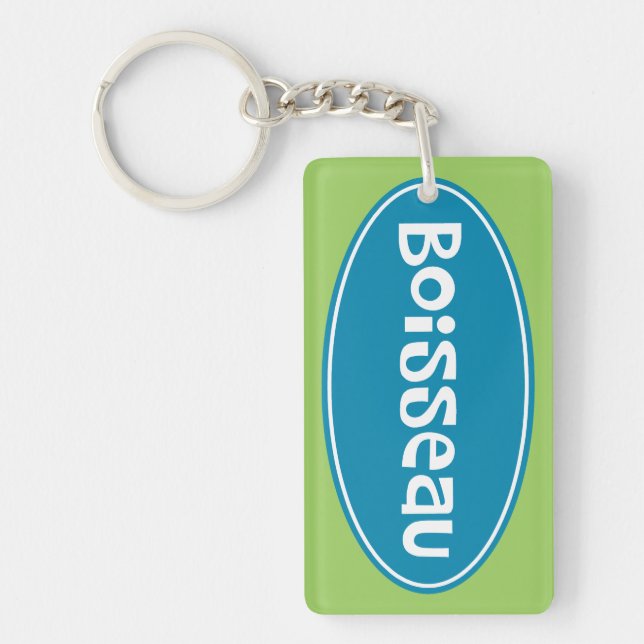 Custom "Boisseau" Keychain (Front)
