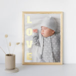 CUSTOM BOLD LOVE LETTERS PHOTO FOIL PRINTS<br><div class="desc">CUSTOM BOLD LOVE LETTERS PHOTO Foil Prints</div>
