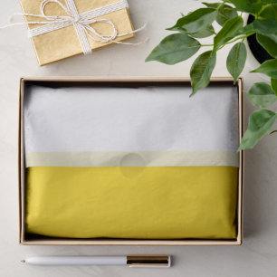 Custom Bold Minimalist Tissue – Yellow & White Paper