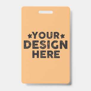 Custom Bold Say Their Name design for men  Badge