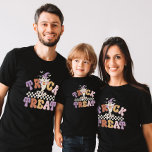 Custom Boo Ghost Cute Trick or Treat Halloween T-Shirt<br><div class="desc">Get into the Halloween spirit with our Custom Halloween Boo Ghost Trick or Treat Shirt! This spooky t-shirt features an adorable ghost design and can be personalized with your name. Perfect for kids and adults, it's a fun and festive way to celebrate the season. Soft, comfortable, and unique, this shirt...</div>
