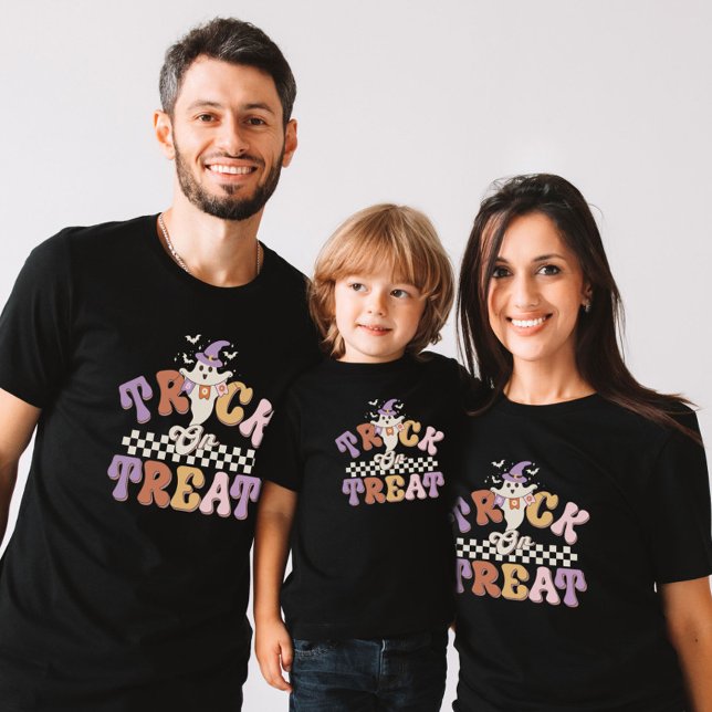 Custom Boo Ghost Cute Trick or Treat Halloween T-Shirt (Creator Uploaded)