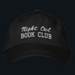 Custom Book Club Name Embroidered Hat<br><div class="desc">Show off your love of reading (and your favorite reading crew) with this custom embroidered book club hat! Personalized with your book club name or any custom text, this hat is the perfect blend of cozy, casual, and bookish style. Use Zazzle’s easy design tools to choose your preferred fonts and...</div>