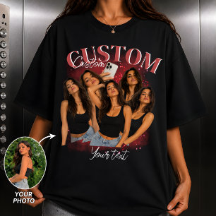 Custom Bootleg Rap Tee Girlfriend Face Personalize
