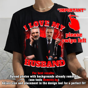 custom bootleg your valentine's day gift husband T-Shirt