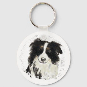 Custom Border Collie - Dog Collection Keychain