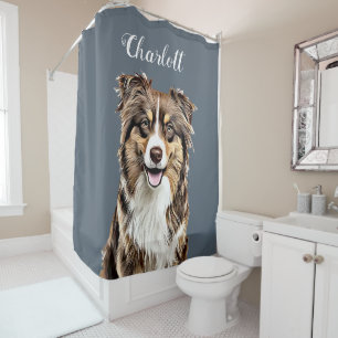 Custom Border Collie Dog Personalized Drawing