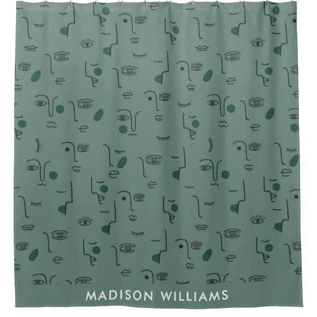 Custom Botanical Motifs with Personalized Name (Front)