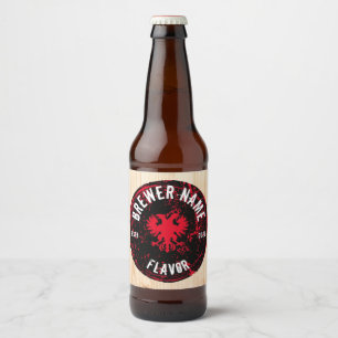 Custom Bottle Label Sticker, Craft Brew, Kombucha