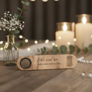 Custom Bottle Opener – Personalized with Name Bar Key
