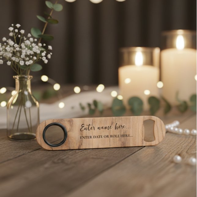 Custom Bottle Opener – Personalized with Name Bar Key (Creator Uploaded)