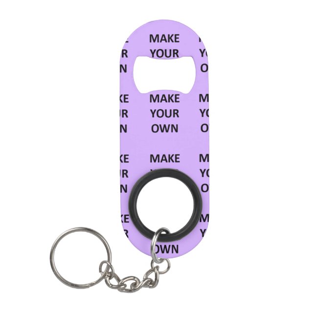 Custom Bottle Opener Template Keychain Bottle Opener (Front)