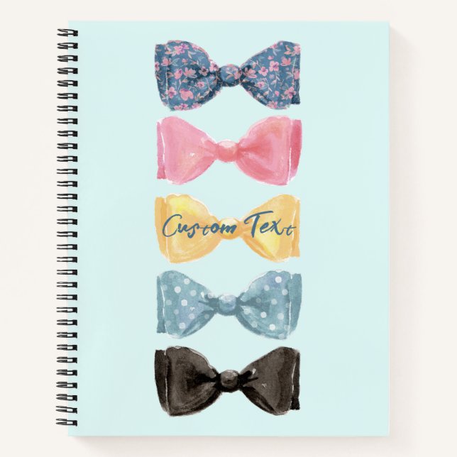 Custom Bow Ties Notebook (Front)