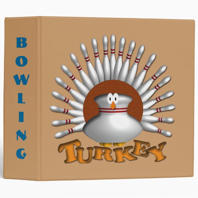 Custom Bowling Binders Gifts (Front/Spine)