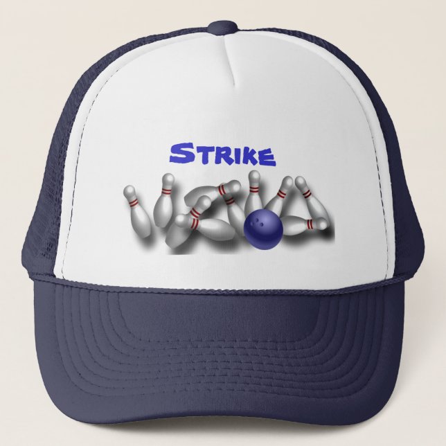 Custom Bowling Hats Caps Gifts (Front)