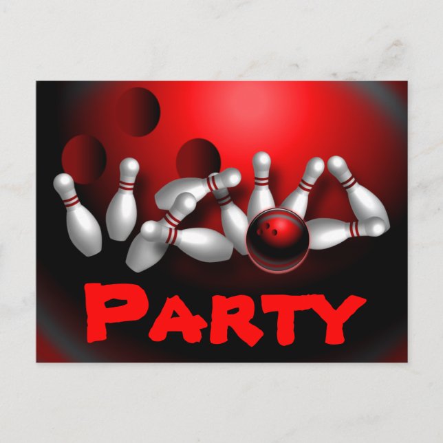 Custom Bowling Postcards (Front)