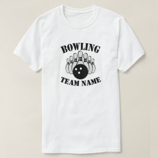 Custom Bowling Team  T-Shirt