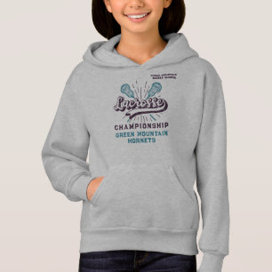 Custom Box Field Lacrosse Team Club Name Number