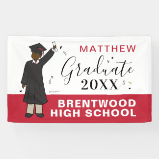 Custom Boy Avatar | High School Graduation Banner