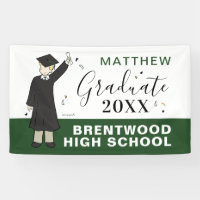 Custom Boy Avatar | High School Graduation Banner