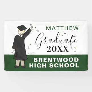 Custom Boy Avatar | High School Graduation Banner